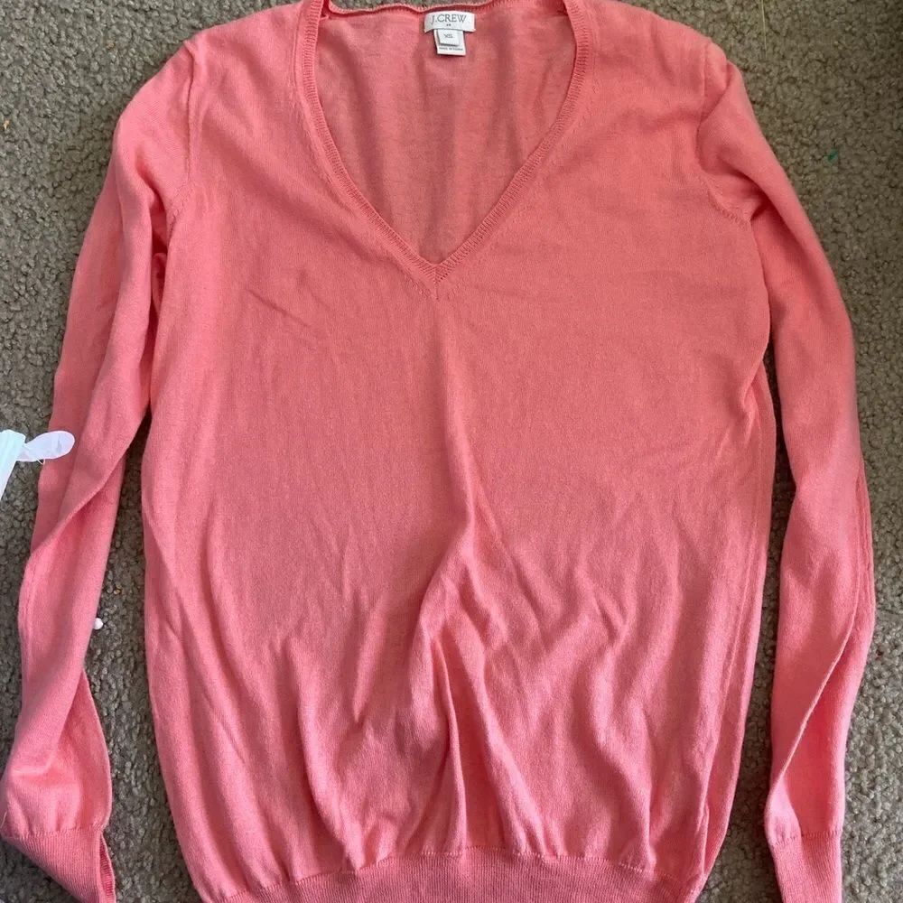 Womens J. Crew V-neck Thin Sweater